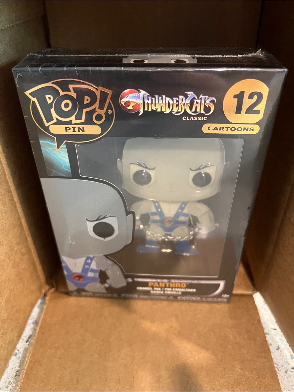NWT Funko Pin Thundercats Panthro Enamel Pin - Blue/Silver - Picture 2 of 6